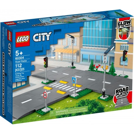 60304 LEGO® CITY - Пътни плочи и табели
