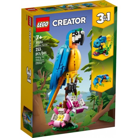 31136 LEGO CREATOR - Екзотичен папагал ( 3 в 1 )