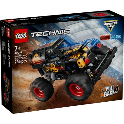 42219 LEGO® Technic - Monster Jam™ Grave Digger™ огън и лед