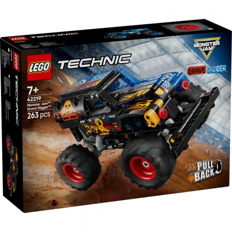 42219 LEGO® Technic - Monster Jam™ Grave Digger™ огън и лед