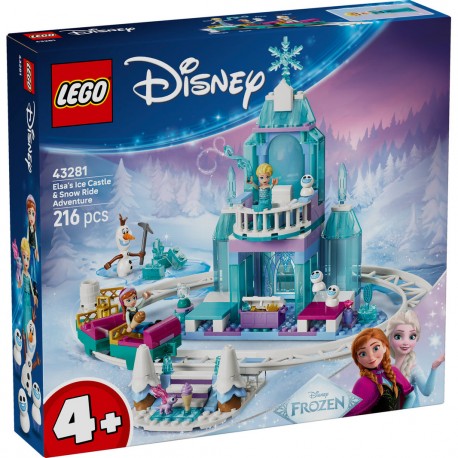 43281 LEGO® Disney Princess  - Леденият замък на Елза и приключение със снежно влакче