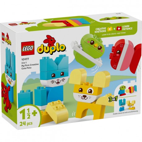 10477 LEGO® DUPLO  - Сладки домашни любимци 3 в 1