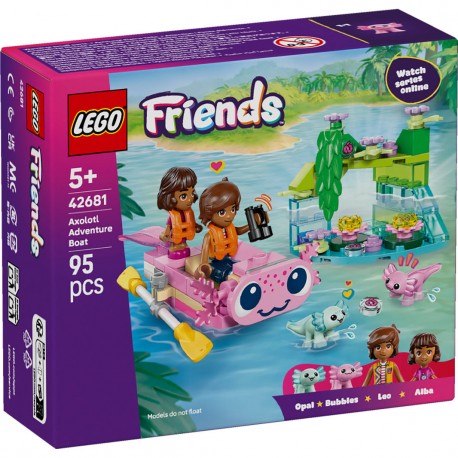 42681 LEGO® Friends  - Приключенска лодка-аксолотъл
