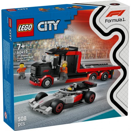 60493 LEGO CITY - Камион F1 за показване със състезателна кола Audi F1