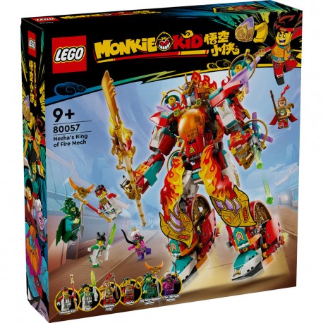 80057 LEGO® Monkie Kid™ - Огненият робот на Nezha - Igra4kiBG.com