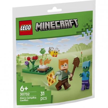 30732 LEGO® Minecraft  - Конфликт край лагерния огън с Алекс