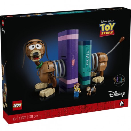 43301 LEGO® Disney™ - Играта на играчките: Подпори за книги с кучето Слинки