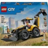 60480 LEGO® City - Жълт багер със задна лопата