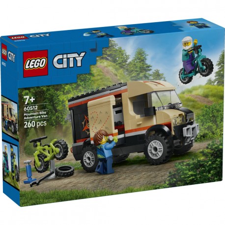 LEGO® City 60512 - Приключенски ван с планински велосипеди