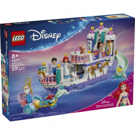 LEGO® Disney Princess 43299 - Лодка за кралската сватба на Ариел