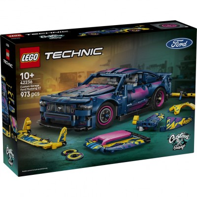LEGO® Technic 42236 - Кола с персонализиран гараж Ford Mustang GT