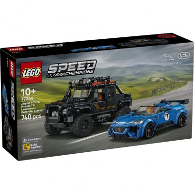 LEGO® Speed ​​Champions 77264 - Jaguar Project 7 и Land Rover Defender