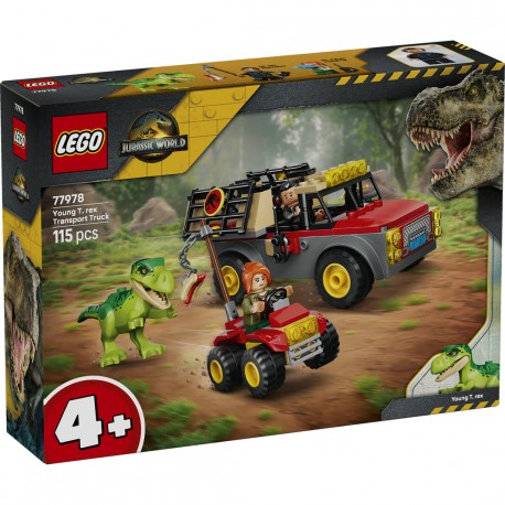 LEGO® Jurassic World 77978 - Камион за транспортиране на млад тиранозавър рекс