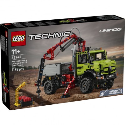 LEGO Technic 42242 - Mercedes-Benz Unimog U 5023 с кран