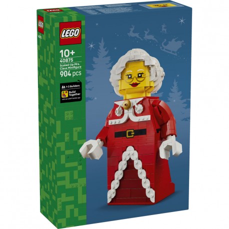 LEGO Icons 40875 - Минифигурка на Баба Коледа в увеличен размер
