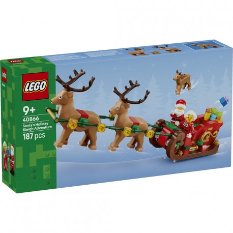 40866 LEGO Icons - Приключения с шейната на Дядо Коледа