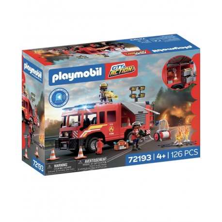 Playmobil 72193 - Пожарен спасителен камион със звук и светлини